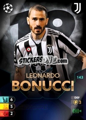Sticker Leonardo Bonucci - Total Football 2021-2022
 - Topps