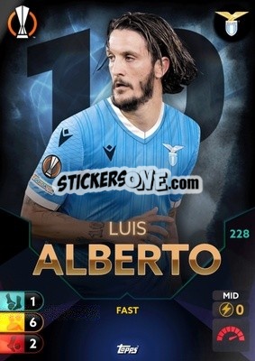 Sticker Luis Alberto - Total Football 2021-2022
 n. 228 - Topps