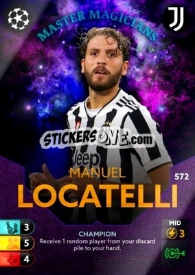 Cromo Manuel Locatelli - Total Football 2021-2022
 - Topps