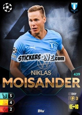 Sticker Niklas Moisander - Total Football 2021-2022
 n. 439 - Topps