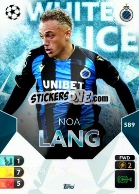 Sticker Noa Lang - Total Football 2021-2022
 n. 589 - Topps