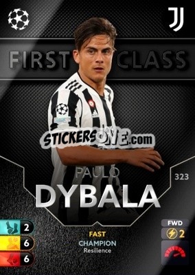 Sticker Paulo Dybala - Total Football 2021-2022
 n. 323 - Topps