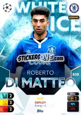 Sticker Roberto Di Matteo - Total Football 2021-2022
 n. 838 - Topps