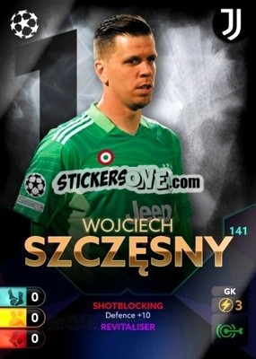 Sticker Wojciech Szczęsny - Total Football 2021-2022
 n. 141 - Topps