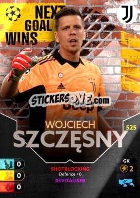 Sticker Wojciech Szczęsny - Total Football 2021-2022
 n. 525 - Topps
