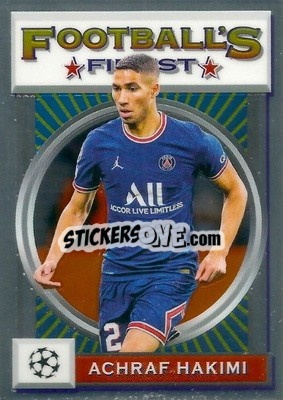 Figurina Achraf Hakimi - UEFA Champions League Finest Flashbacks 2021-2022
 - Topps