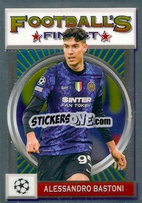 Sticker Alessandro Bastoni - UEFA Champions League Finest Flashbacks 2021-2022
 n. 143 - Topps