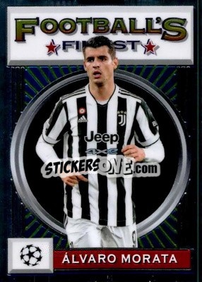 Sticker Alvaro Morata - UEFA Champions League Finest Flashbacks 2021-2022
 n. 33 - Topps