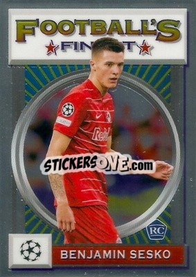 Sticker Benjamin Sesko - UEFA Champions League Finest Flashbacks 2021-2022
 - Topps