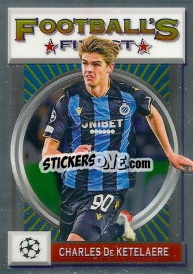 Sticker Charles De Ketelaere - UEFA Champions League Finest Flashbacks 2021-2022
 n. 185 - Topps