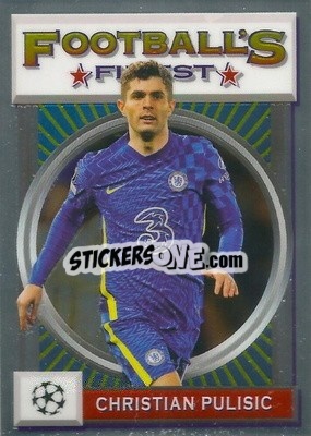 Sticker Christian Pulisic - UEFA Champions League Finest Flashbacks 2021-2022
 n. 76 - Topps