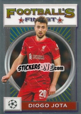 Sticker Diogo Jota - UEFA Champions League Finest Flashbacks 2021-2022
 n. 48 - Topps