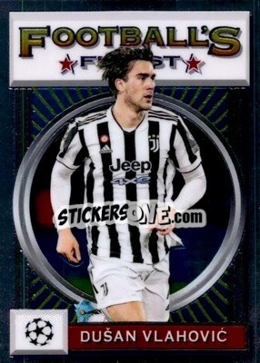 Sticker Dusan Vlahovic - UEFA Champions League Finest Flashbacks 2021-2022
 n. 24 - Topps
