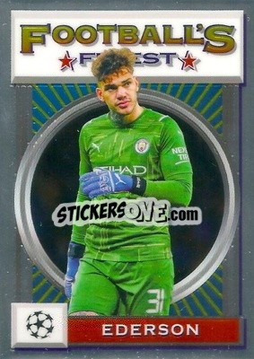 Sticker Ederson - UEFA Champions League Finest Flashbacks 2021-2022
 n. 103 - Topps