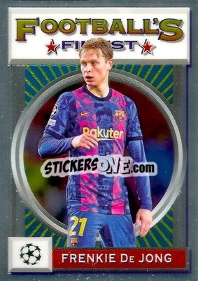 Sticker Frenkie De Jong - UEFA Champions League Finest Flashbacks 2021-2022
 n. 146 - Topps