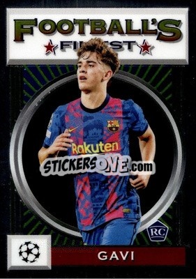 Sticker Gavi - UEFA Champions League Finest Flashbacks 2021-2022
 n. 25 - Topps