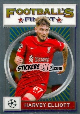 Sticker Harvey Elliott - UEFA Champions League Finest Flashbacks 2021-2022
 n. 153 - Topps