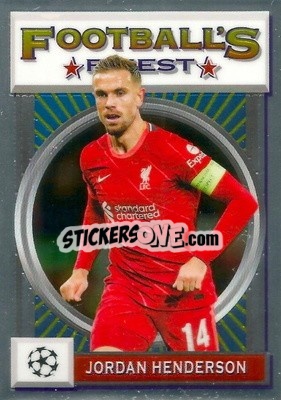 Sticker Jordan Henderson - UEFA Champions League Finest Flashbacks 2021-2022
 n. 175 - Topps