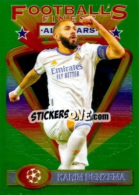 Sticker Karim Benzema - UEFA Champions League Finest Flashbacks 2021-2022
 - Topps