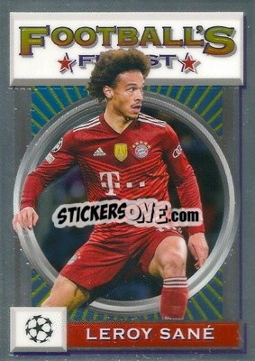 Sticker Leroy Sané - UEFA Champions League Finest Flashbacks 2021-2022
 n. 105 - Topps