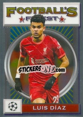 Sticker Luis Díaz - UEFA Champions League Finest Flashbacks 2021-2022
 n. 37 - Topps