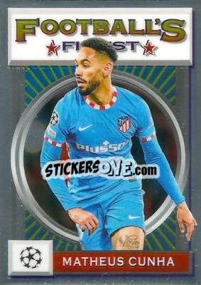 Sticker Matheus Cunha - UEFA Champions League Finest Flashbacks 2021-2022
 n. 131 - Topps
