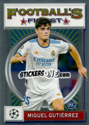 Sticker Miguel Gutiérrez - UEFA Champions League Finest Flashbacks 2021-2022
 - Topps