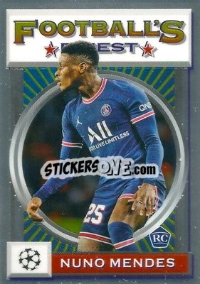 Sticker Nuno Mendes - UEFA Champions League Finest Flashbacks 2021-2022
 n. 14 - Topps