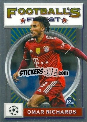 Sticker Omar Richards - UEFA Champions League Finest Flashbacks 2021-2022
 - Topps