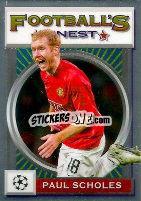 Sticker Paul Scholes - UEFA Champions League Finest Flashbacks 2021-2022
 n. 129 - Topps