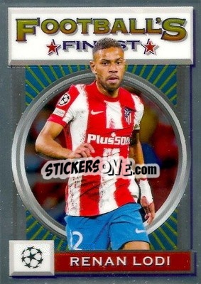 Sticker Renan Lodi - UEFA Champions League Finest Flashbacks 2021-2022
 n. 126 - Topps