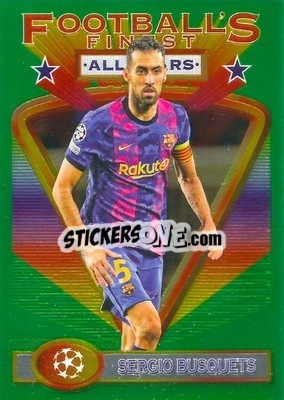 Sticker Sergio Busquets - UEFA Champions League Finest Flashbacks 2021-2022
 n. 127 - Topps