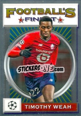 Sticker Timothy Weah - UEFA Champions League Finest Flashbacks 2021-2022
 n. 142 - Topps