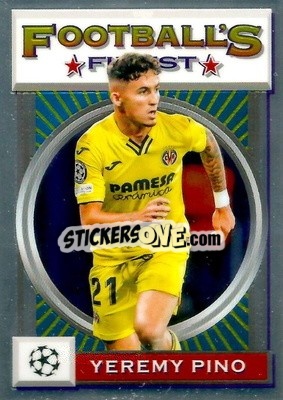 Sticker Yeremy Pino - UEFA Champions League Finest Flashbacks 2021-2022
 n. 166 - Topps
