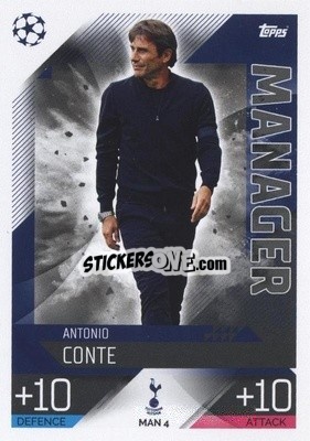 Sticker Antonio Conte - UEFA Champions League & Europa League 2022-2023. Match Attax Extra
 n. MAN4 - Topps