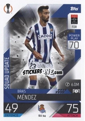 Sticker Brais Méndez - UEFA Champions League & Europa League 2022-2023. Match Attax Extra
 n. SU24 - Topps