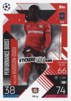 Sticker Callum Hudson-Odoi - UEFA Champions League & Europa League 2022-2023. Match Attax Extra
 n. PB13 - Topps