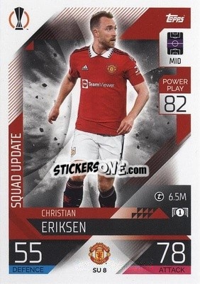 Sticker Christian Eriksen - UEFA Champions League & Europa League 2022-2023. Match Attax Extra
 - Topps
