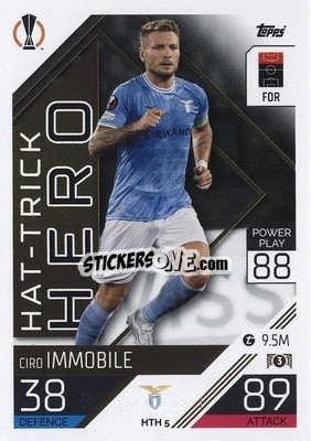 Sticker Ciro Immobile - UEFA Champions League & Europa League 2022-2023. Match Attax Extra
 n. HTH5 - Topps