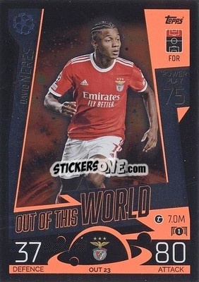 Figurina David Neves - UEFA Champions League & Europa League 2022-2023. Match Attax Extra
 - Topps