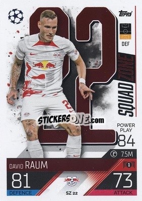 Sticker David Raum - UEFA Champions League & Europa League 2022-2023. Match Attax Extra
 n. SZ22 - Topps