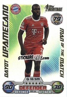 Sticker Dayot Upamecano - UEFA Champions League & Europa League 2022-2023. Match Attax Extra
 n. MH10 - Topps