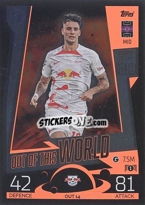 Sticker Dominic Szoboszlai - UEFA Champions League & Europa League 2022-2023. Match Attax Extra
 n. OUT14 - Topps