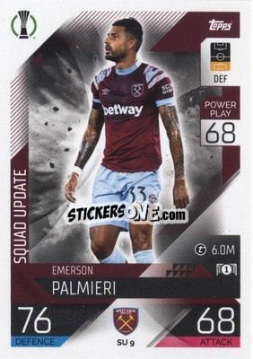 Sticker Emerson Palmieri - UEFA Champions League & Europa League 2022-2023. Match Attax Extra
 n. SU9 - Topps