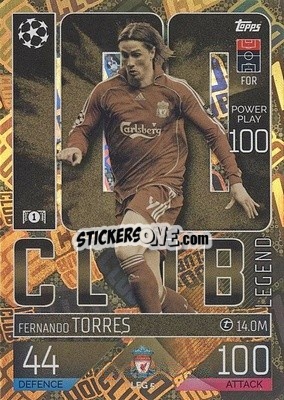 Sticker Fernando Torres - UEFA Champions League & Europa League 2022-2023. Match Attax Extra
 n. LEG5 - Topps