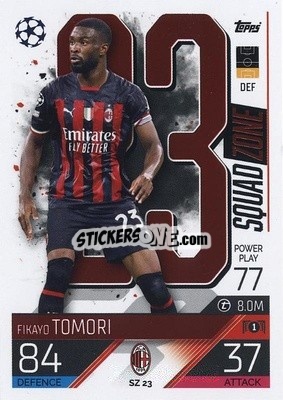 Sticker Fikayo Tomori - UEFA Champions League & Europa League 2022-2023. Match Attax Extra
 - Topps