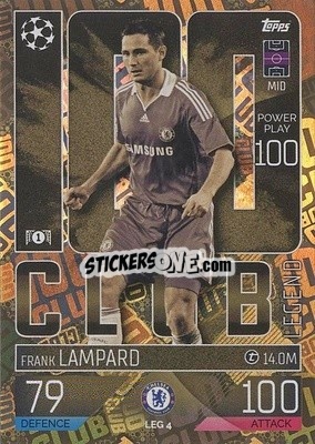 Sticker Frank Lampard - UEFA Champions League & Europa League 2022-2023. Match Attax Extra
 n. LEG4 - Topps