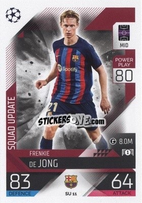 Sticker Frenkie de Jong - UEFA Champions League & Europa League 2022-2023. Match Attax Extra
 - Topps