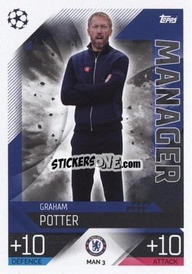 Sticker Graham Potter - UEFA Champions League & Europa League 2022-2023. Match Attax Extra
 - Topps