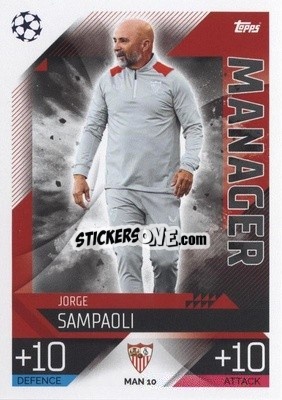 Cromo Jorge Sampaoli - UEFA Champions League & Europa League 2022-2023. Match Attax Extra
 - Topps